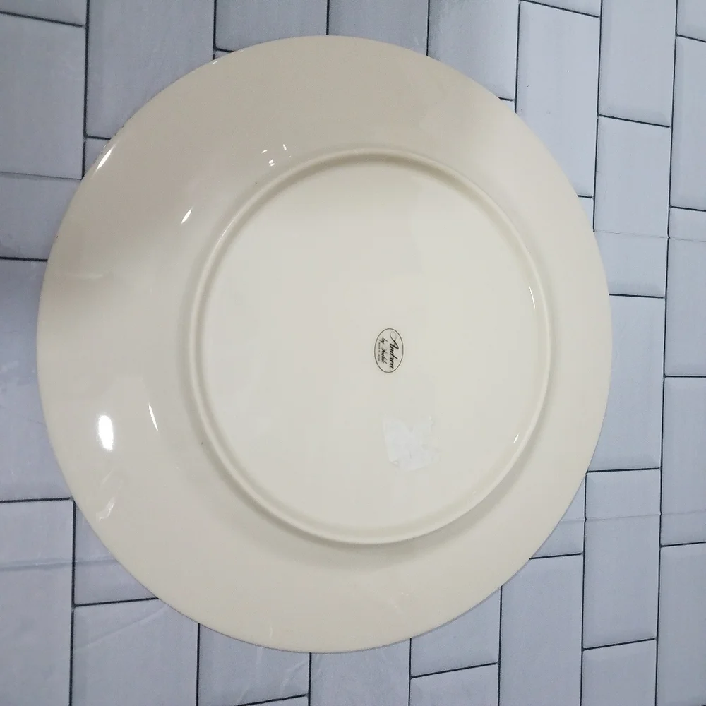 Andrea by Sadek Buckingham Cake Plate 11 Inch - Picture 4 of 6